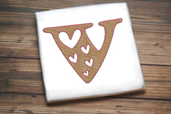 Alphabet Letter V Multi Heart Review