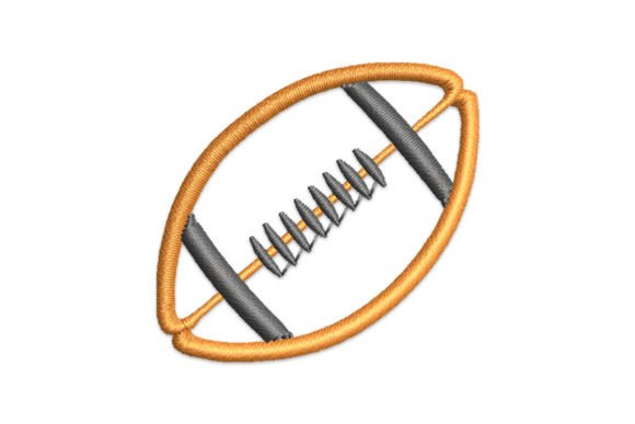 American Football Embroidery