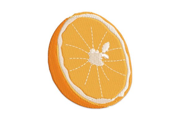 Orange: A Fruity Embroidery Design