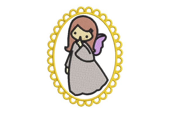 Virgin Painting Embroidery Design